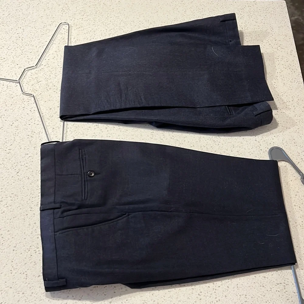 Wallin & Bros Navy Wool Suit | Comes with two pairs of matching pants - Picture 12 of 14